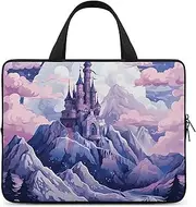 Laptop Case Sleeve Shockproof Computer Carrying Bag Clouds Over The Castle Notebook Case Cover Laptop Bag Water Resistant Computer Cases Tablet Briefcase for Travel Business 12 Inch
