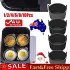 1/2/4/6/8/10PCS Air Fryer Egg Mould,Silicone Ramekins for Air Fryer BH