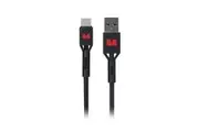 Monster USB-C to USB-A Braided Cable - Black 2m