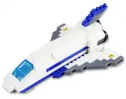 Daiso Petit Block SPACE MISSION serise 02 Spaceship from japan Daiso Petit Block