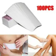 100pcs Depilatory Wax Strips Non-woven Hair Removal Paper Epilator Waxing Tools