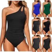 Women One Shoulder 1 Piece Swimsuit For Women Bathing Suits Full Coverage New