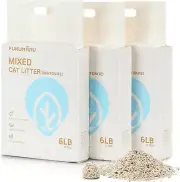 Mixed Tofu Cat Litter, Strong Clumping Cat Litters, Effective Oder Control, Dust