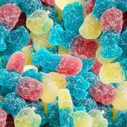 Haribo Sour Smurfs Gummy Candy 2 LBs Bulk Soft Candies Gummies