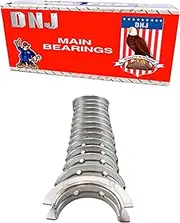 DNJ MB856.10 Main Bearings Set Oversize .010 in. (.25mm) For 06-16 BMW 3.0L L6 DOHC Turbocharged, Naturally Aspirated N55B30A,N54B30A,N51B30A,N52B30A,N52