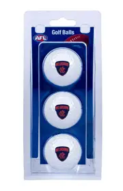 Melbourne Demons AFL Golf Ball 3 Pack