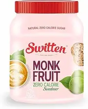 Switten Monk Fruit Sweetener 400g I White Sugar Substitute I Sugar Free I Zero Calorie, Keto Diet Friendly, Zero Net Carbs I Cook & Bake Blend