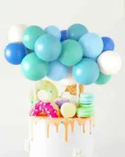 Coastal Breeze Balloon Cake Topper | DIY Cake Garland Kit | Mini Party Balloons