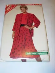 WOMENS UNCUT BUTTERICK 6523 Sewing Pattern TOP SHIRT BLAZER SKIRT SIZE 16-24