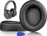 SOULWIT Ear Pads Replacement for JBL Everest 700(Model: V700BT) Headphones, Earpads Cushions with High-Density Noise Isolation Foam, Softer Protein Leather - Black