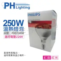 在飛比找ETMall東森購物網優惠-2入 【PHILIPS飛利浦】 250W 220V E27 