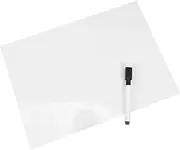 Tofficu Mini Wall Whiteboard Sticker Dry Erase Board for Office Home School Reusable Chalkboard Practical for Memo Drawing