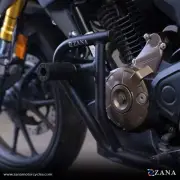 CRASH GUARD WITH SLIDER TEXTURE MATT BLACK HONDA CB300F