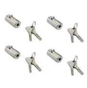 LOF OF 4 Abloy Keyway Mechanism Lock for Coke Pepsi Soda Machine Vending