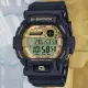 【CASIO 卡西歐】G-SHOCK 時尚黑金電子腕錶 母親節 禮物(GD-350GB-1)