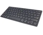 K01 78-key Tablet Ipad Keyboard Bluetooth Wireless Office Keyboard Supports 3 Systems Apple Android Windows and More Devices-Black