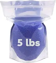 Silica Gel Beads Blue, 3-5mm. Blue Silica Gel Beads Turn to Pink to Indicate Reactivation. Reusable Desiccant Beads Rechargeable Moisture Absorber Silica Gel (5.0 lb)