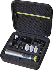 [Woollo] Case Compatible with Philips Multigroom Series 7000, All-in-One Trimmer Model MG7930/15 MG7950/15 Beard Trimmer Body Hair Trimmer Portable Hard Travel Case Waterproof Bag for Seri 7000 Green