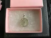 925 Sterling Silver Mother of Pearl Tree of Life Pendant