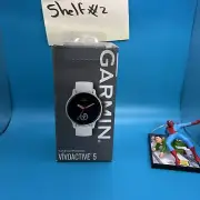 Garmin Vivoactive 5 Health Fitness GPS AMOLED Smartwatch Ivory