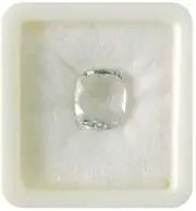 [ANUJ SALES] 14.25 Carat Natural White Sapphire Stone I Certified Safed Pukhraj Birthstone I Precious Loose Gemstone by Lab Certified, Loose Gemstone, Quartz