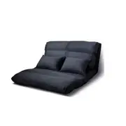 Lounge Sofa Bed Floor Recliner Chaise Folding Suede