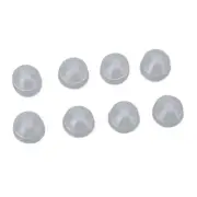 20Pcs Sound Aid Dome 12mm Transparent Double Layer Closed Sound Aid Tips Wit DP3