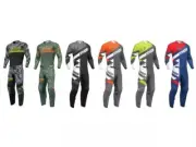 Thor MX Sector Digi Camo / Checker Youth Jersey & Pant Combo Set ATV Riding Gear