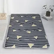 Japanese Floor Futon Mattress, Thickened Tatami Single Double Non-Slip for Camping Sofa Sleeping(E,150x200cm)