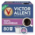 Decaf 100% Colombian, Medium Roast, 80 Count, Single Serve Coffee Pods for Ke...