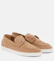 [Christian Louboutin] Christian Louboutin Chambeliboat leather loafers AU 9 brown