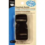 Dritz 481 Parachute Buckle For 1" Strap-Black