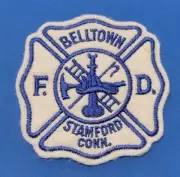 US Connecticut Fire Department Patch Belltown Stamford Connecticut Fire Dept