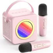 Karaoke Machine Gifts for Kids Adults: Mini Karaoke Speaker Machine with Wireles