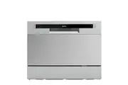 Esatto 55cm White Benchtop 6 Place Settings Dishwasher WELS 3.5 Star 7.4L/min