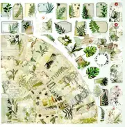 200 Pcs Vintage Ephemera Bundle Junk Journal Kit Scrapbook Supplies Paper Sti...