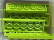 LEGO Parts - Lime Green Plate 2 x 6 - No 3795 - QTY 10