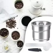 Reusable Coffee Pod Refillable Coffee Capsule Set for Espresso Machines