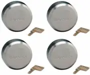 Master Lock 2-7/8" 6271KA Keyed Alike Puck Shackleless Reinforced New QTY = 4