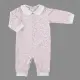 【Deux Filles】嬰兒女童長袖連身衣(新生兒 有機棉 包屁衣)