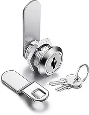 One Set Zinc Alloy Cabinet Cam Lock Durable Useful RV Storage Locks Replacement Set Furniture Security Cam Lock Drawer Cam Cylinder Lock for Cupboard Tool