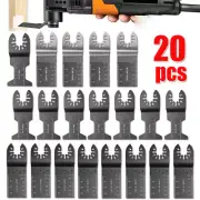 20PCS 44mm Oscillating Saw Blades Multi Tool For Fein Makita Bosch Wood Metal·~