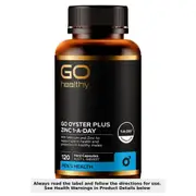 GO Healthy Oyster Plus Zinc 1-A-DAY 120 Vege Capsules