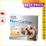 Nexgard Chewables For Dogs 2 - 4 Kg (Orange) 3 Chews Tick and Flea Control