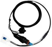 VJSUWI Armored jumper 2 cores Fullax 60m70m80m100m120m SM LC to FC SC ST 5.0mm dual cores outdoor optical fiber patch cord Singlemode(Fullax-LC to FC 70m)