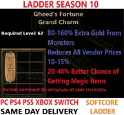 ✅ PC PS4 PS5 XBOX SWITCH✅ LADDER Gheed's MF35+ GC Diablo 2 Resurrected Items D2R