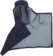 Mobestech Denim Hood with Brim Windproof Breathable Protective Gear for Painting Spraying and Sandblasting
