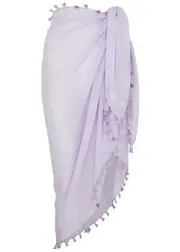 Melissa Odabash Pareo Rayon Sarong - Lilac - One Size One Size