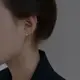 925純銀圓圈耳環女夏季2021年新款潮耳圈特別設計感小眾耳骨耳飾