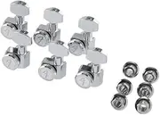 Fender Locking Strat/Tele Tuning Machines, Left-Handed Polished Chrome (6) (990818102)